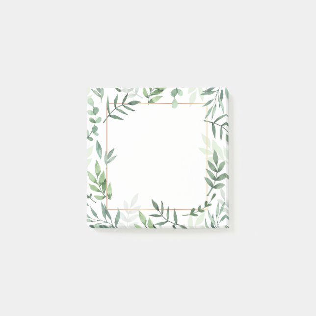 Grenar och Löv Post-it Block (Framsida)