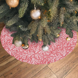 Grenar Red and White Juniper-jul Julgransmatta Borstad Polyester