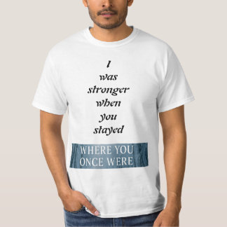 Grenar svajade, styrka, kärlek & att släppa taget t shirt