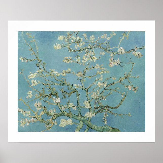 Grenar_W_Almond_Blommars_Vincent_van_Gogh_1890 Poster (Framsidan)