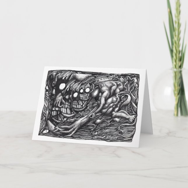 Grendel Mor Dream, av Brian Benson Kort (Framsida)