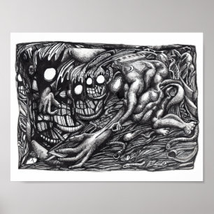 Grendel Mor Dream av Brian Benson. Poster