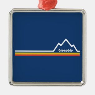 Grenoble, Frankrike Julgransprydnad Metall