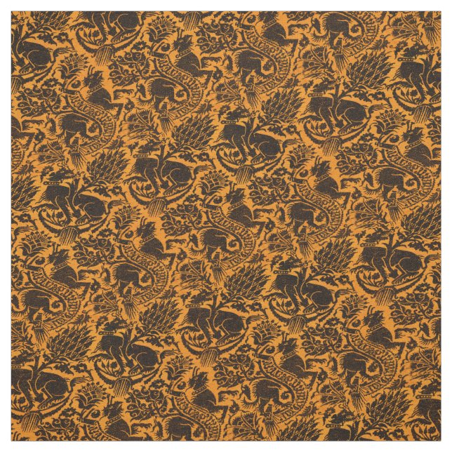 Grenoble Guld Fabric Tyg (Provkarta)