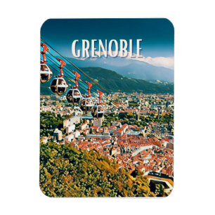Grenoble Photo Vintage Magnet