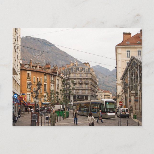 Grenoble street vykort (Framsida)