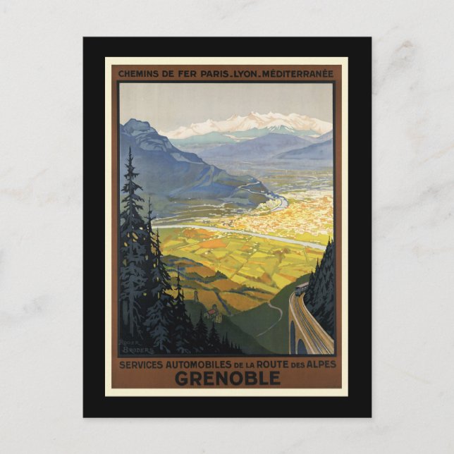 Grenoble Vykort (Framsida)