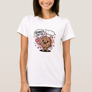 Grenolagrafik för Breakfast Fläkt T Shirt