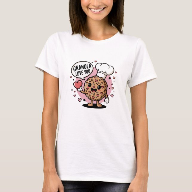 Grenolagrafik för Breakfast Fläkt T Shirt (Framsida)
