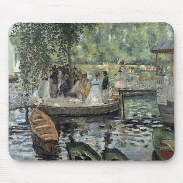 Grenouillere Renoir Impressionist Painting Art Musmatta (Framsidan)
