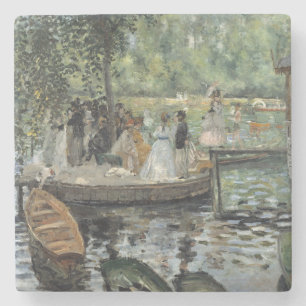 Grenouillere Renoir Impressionist Painting Art Stenunderlägg