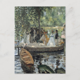 Grenouillere Renoir Impressionist Painting Art Vykort