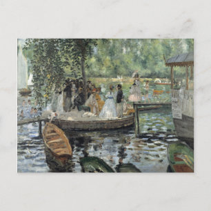 Grenouillere Renoir Impressionist Painting Art Vykort