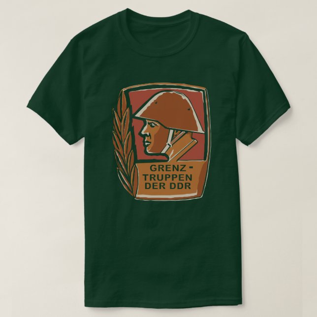 Grenztrupp en der DDR T Shirt (Design framsida)