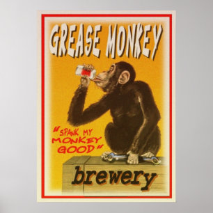 grese apabryggeriaffisch poster