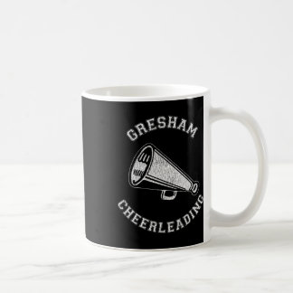 Gresham Cheer Distressed Retro 90-tals Cheerleader Kaffemugg