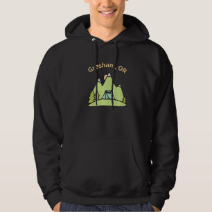 Gresham eller berg som höjer klätterkampanjen och hoodie