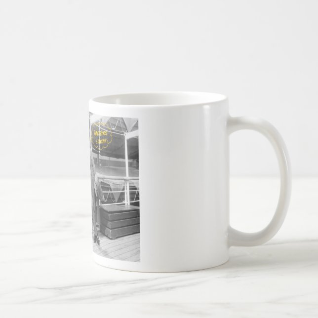 Greta Garbo och Mauritz Stiller 1925 Birthday Kaffemugg (Höger)