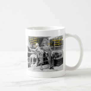 Greta Garbo och Mauritz Stiller 1925 bönder Kaffemugg