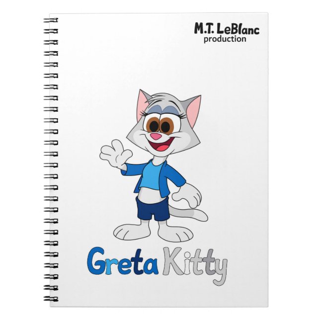 Greta Kitty  Anteckningsbok (Framsidan)
