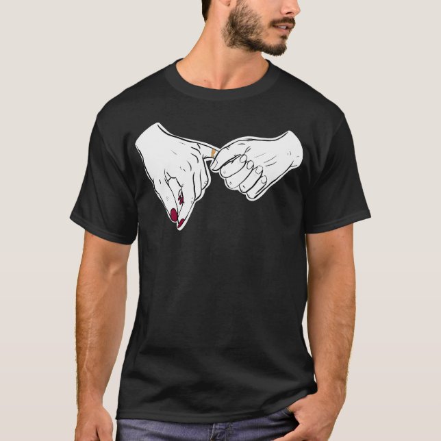 Greta och Carson Händer (Helgdag Au Aloto) T Shirt (Framsida)