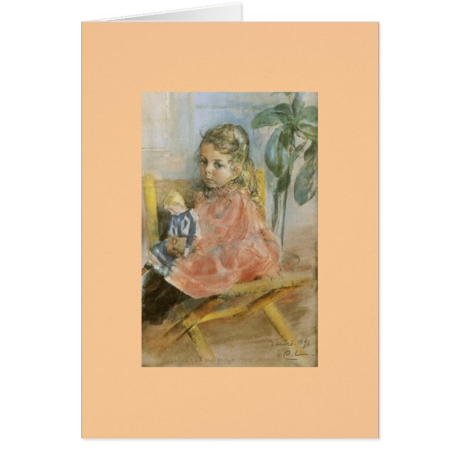 Greta och Dora Nora Hälsningskort (Framsidan)