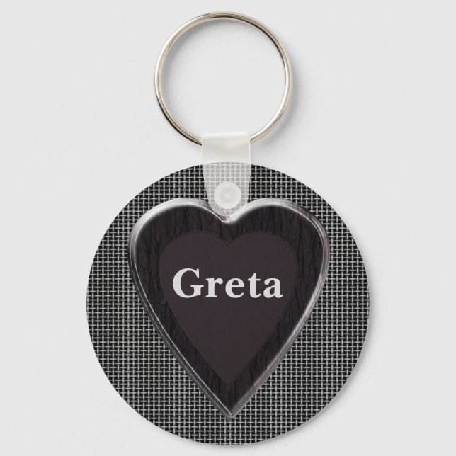 Greta Stole Min Hjärtnyckelring Nyckelring (Framsida)