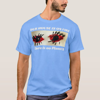 Greta Thunberg Det finns ingen plan B-klimatföränd T Shirt