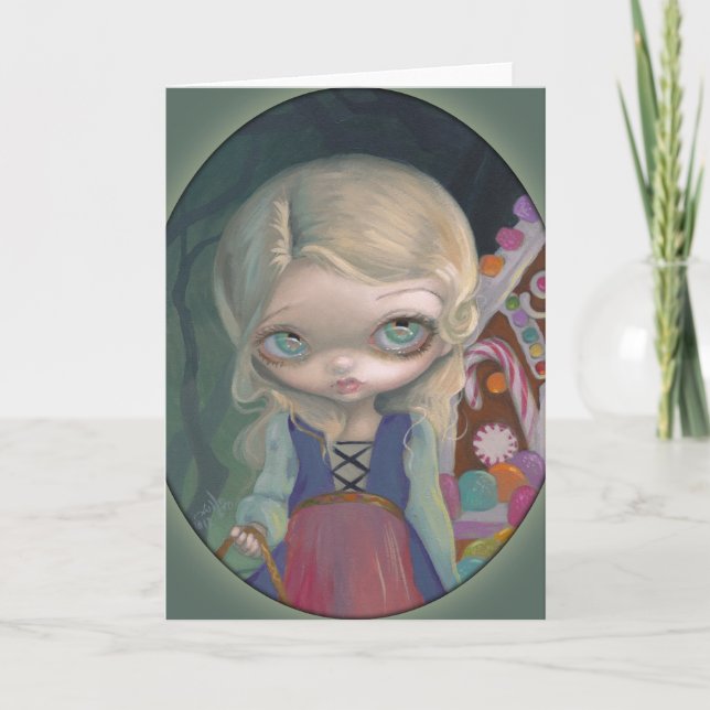 "Gretel" hälsningkort Kort (Framsida)