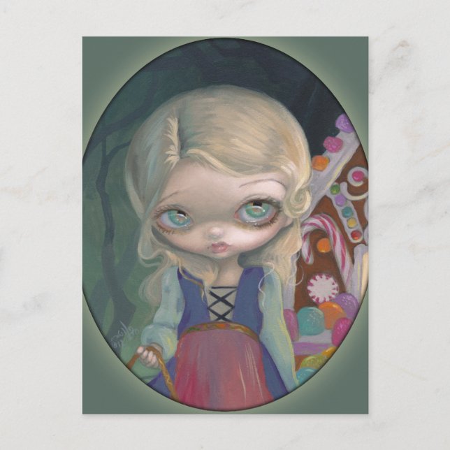 "Gretel" vykort (Framsida)