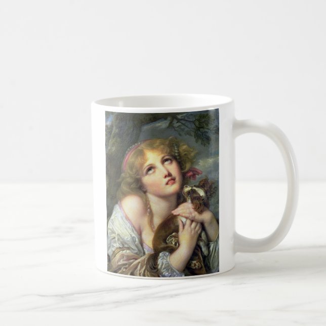 Greuze Papillon/Phalene trohet Kaffemugg (Höger)