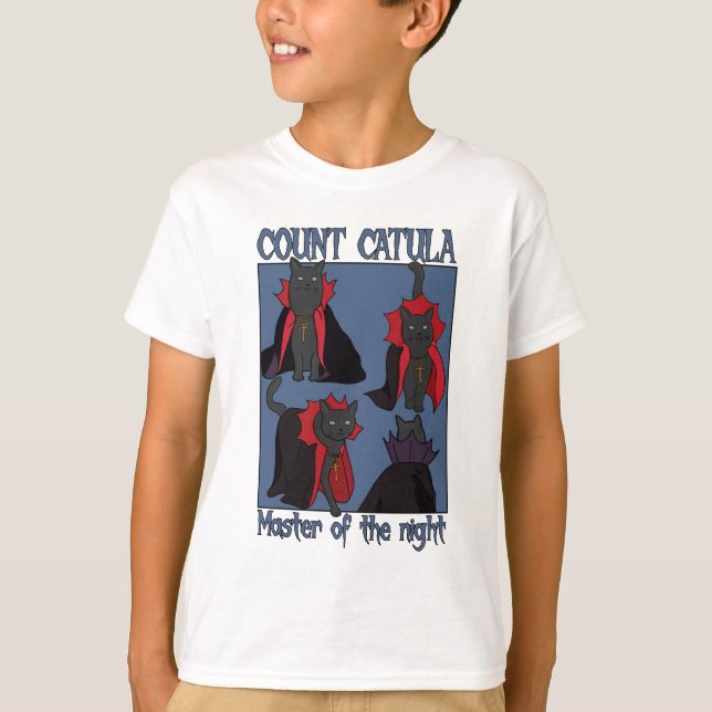 Grev Catula Mästare över Natten T Shirt (Framsida)