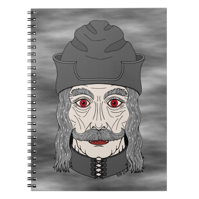 Grev Dracula 2026 Anteckningsbok (Framsidan)