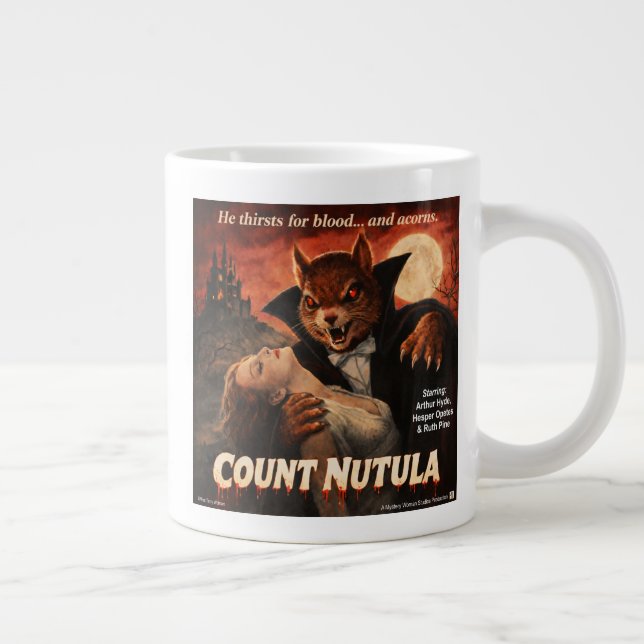 Grev Nutula Retro Filmparodi Jumbo Mugg (Höger)