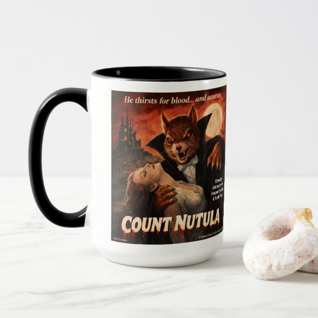 Grev Nutula Retro Filmparodi Mugg (Med munk)