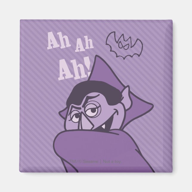 Grev von Count - Ah Ah Ah! Magnet (Framsidan)