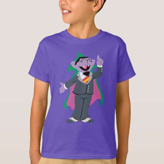 Grev von Count i klassisk stil Tee Shirt (Framsida)
