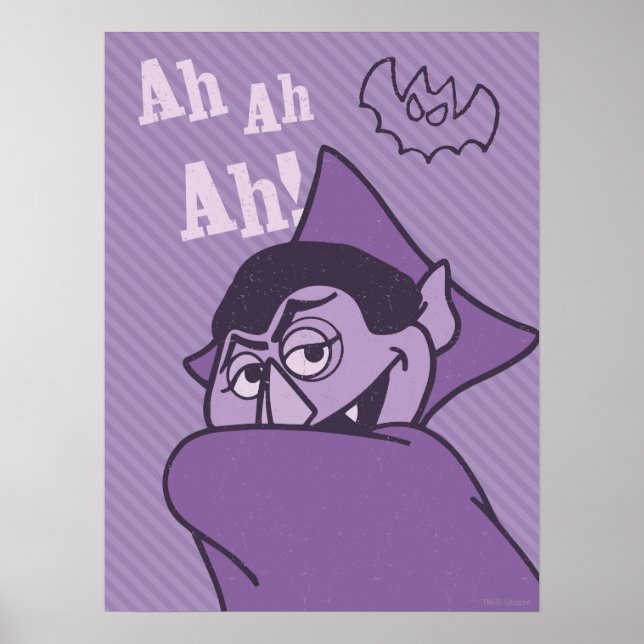 Greve von Count - Ah Ah Ah! Poster (Framsidan)