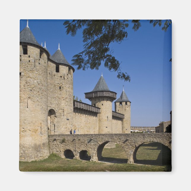 Grevens slott, Carcassonne, Aude, Languedoc, Magnet (Framsidan)