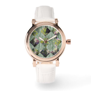 Grevillea: Embracing Nature's Diamond Mönster, Armbandsur