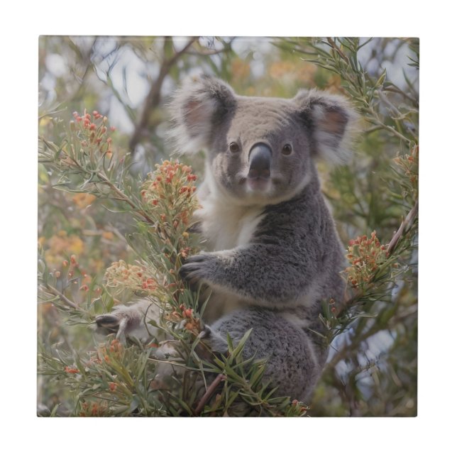 Grevillea Koala Bear Kakelplatta (Framsidan)