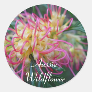 Grevillea Runt Klistermärke