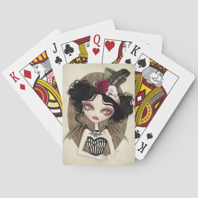 Grevinnan Nocturne Casinokort (Baksidan)