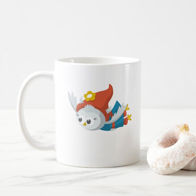 Greww i flyg - äventyr väntar på! kaffemugg (Med munk)
