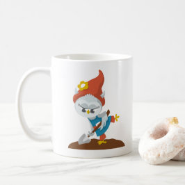 Greww i trädgården kaffemugg