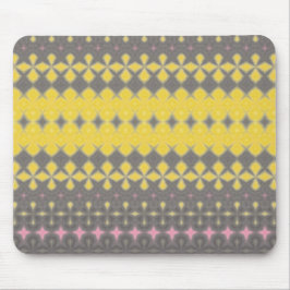 Grey and Yellow Stylish Mouse pad Musmatta