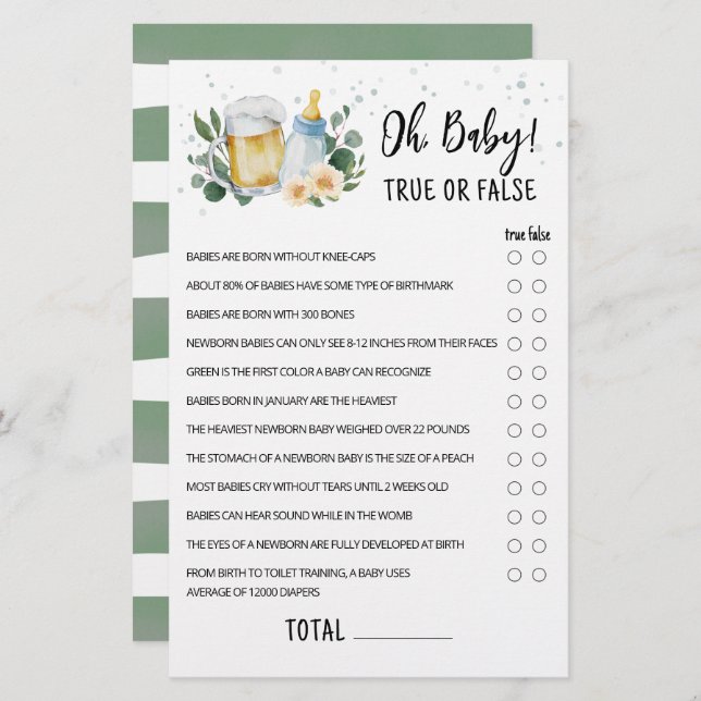 Grey Baby brinner eller vilt (Fram/baksida)