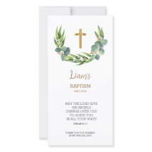 Grey Bookmark - tackkort, baptism-förmån