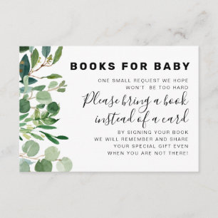 Grey Botanical Bok-begäran om babyskor Tilläggskort