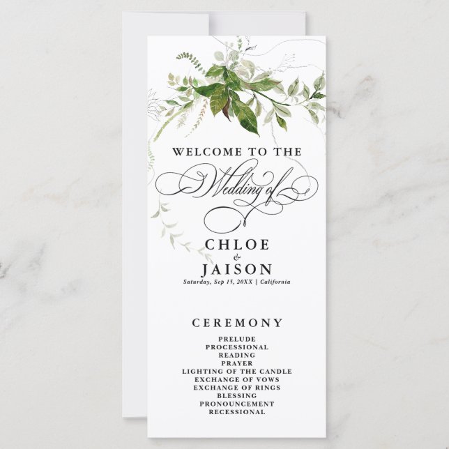 Grey Botanicals Watercolor Calligraphy Program (Framsida)